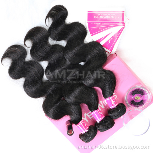 Raw 10A Mink Indian Cuticle Aligned Human Remy Hair Extension Body Wave Double Weft 3 4 Bundle Human Hair Vendors In China